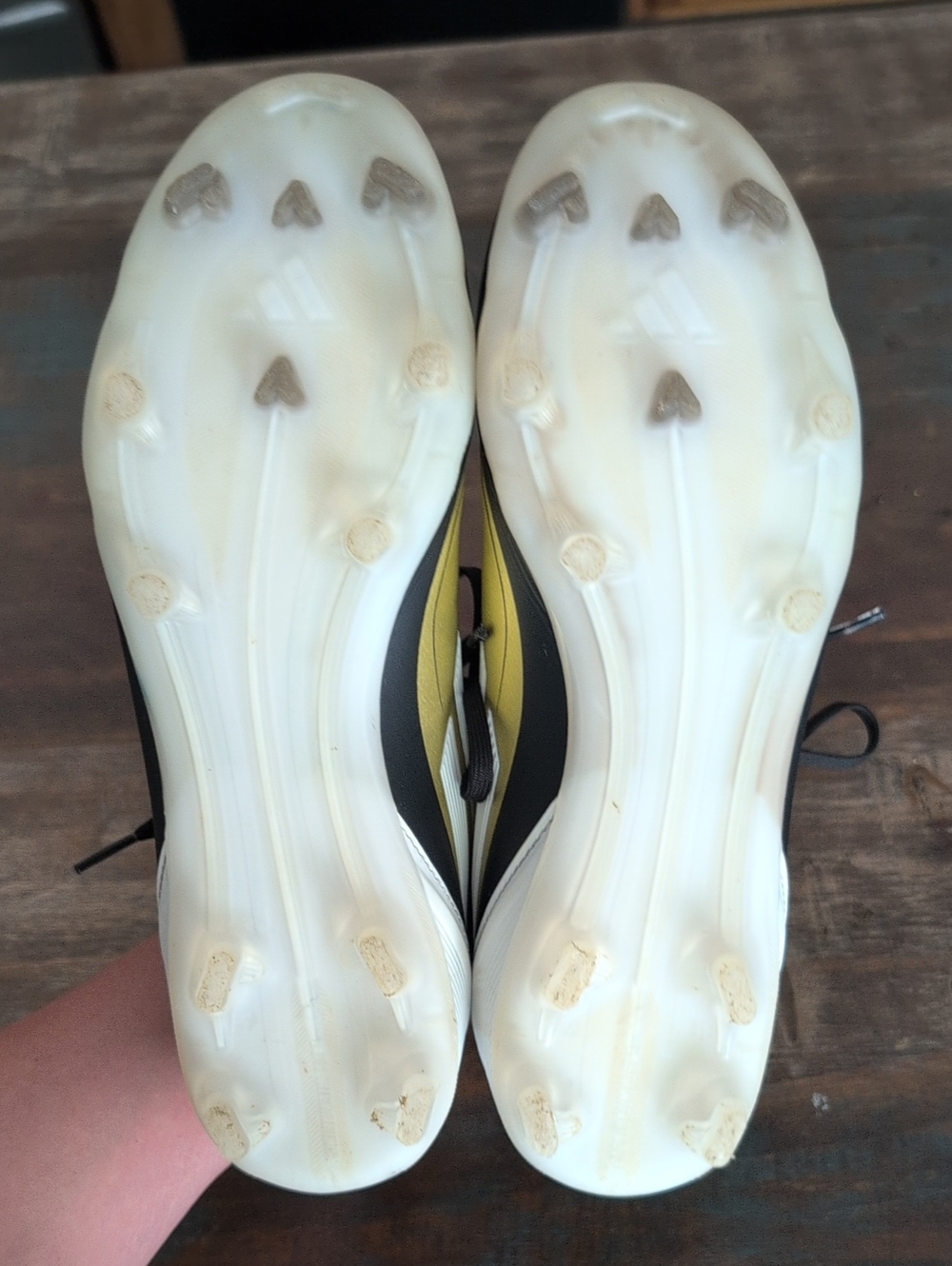 Adidas Messi F50 Soccer Cleats Metallic Gold and Black - Men's 9 - Picture 7 of 8